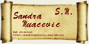 Sandra Muačević vizit kartica
